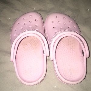 Toddler Powder Pink Crocs
